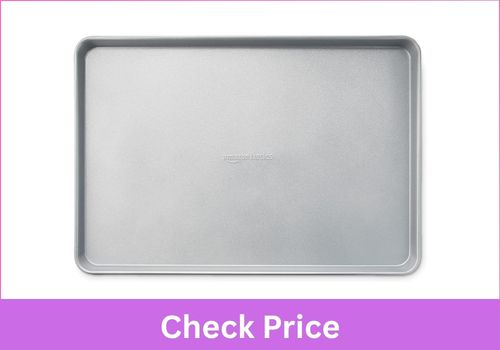 Amazon Basics Ceramic Nonstick Baking Sheets & Cooling Rack Set