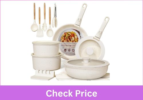 Astercook 21 Pcs Pots and Pans Set