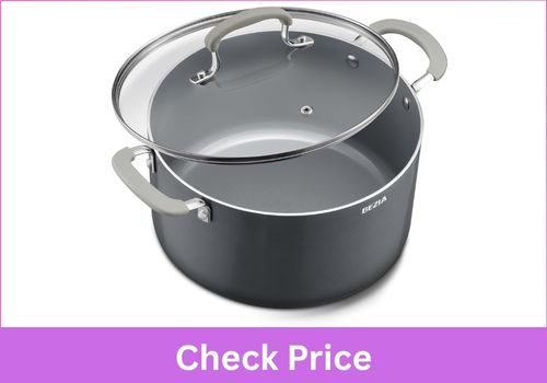 BEZIA 10QT Non Stick Stock Pot with Lid