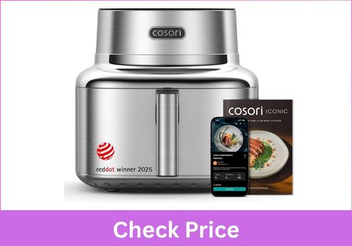 
Cosori Iconic Stainless Steel Air Fryer