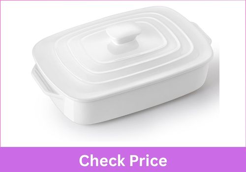 Lareina Large Ceramic Casserole Dish with Lid