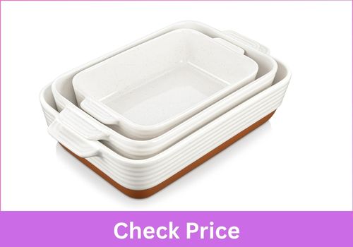MALACASA Casserole Dishes for Oven,