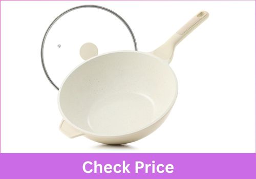 SENSARTE Ceramic Nonstick Wok Lid