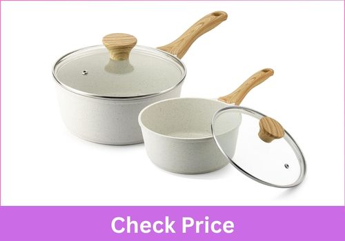CAROTE 1.5Qt 3.0Qt Saucepan Set