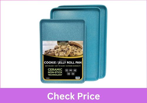 casaWare 3pc Ultimate Commercial Weight Cookie Sheet Set