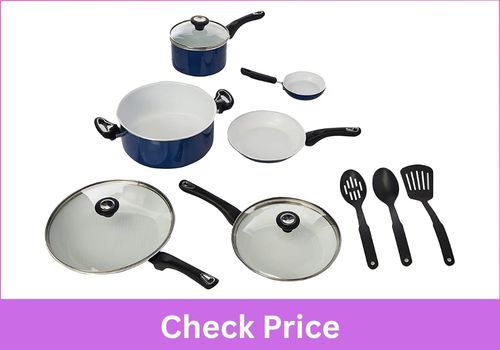  FARBERWARE PURECOOK 12-Piece Nonstick Cookware Set 