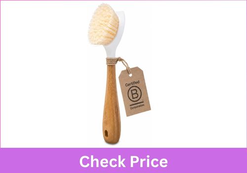Full Circle Kitchen Bamboo Handle Cleaning Tool Brush