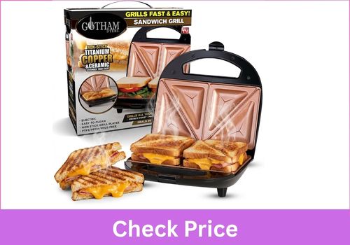 Gotham Steel Sandwich Toaster Electric