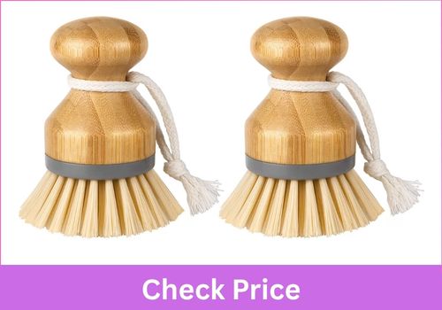 MR.SIGA Bamboo Handle Kitchen Cleaning Tool Brush