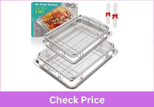  OPENICE Fryer Crisper Tray Non-Stick Cooking Rack