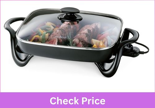 
Presto 06852 16-Inch Electric Skillet with Glass Cover