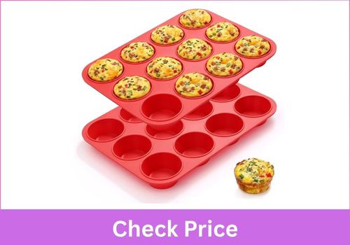 REDFLY Silicone 12-Cup Regular Cupcake Mold