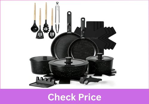 Umite Chef 21Pcs Pots Pans Set